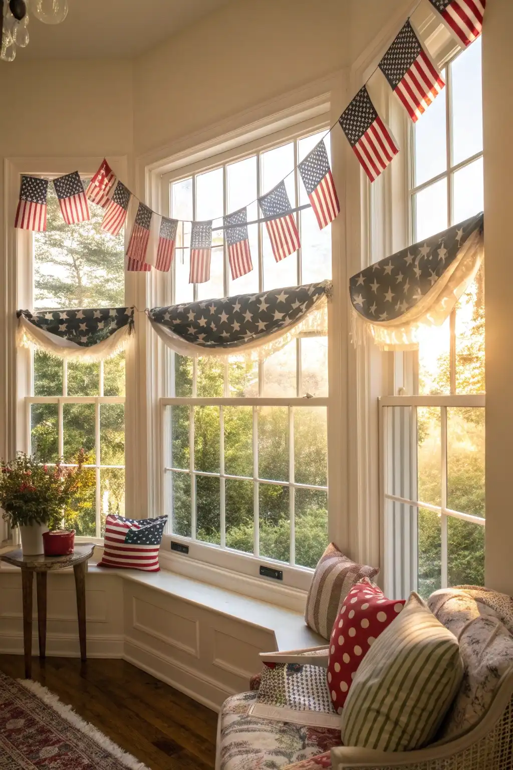 Patriotic Window Dressing