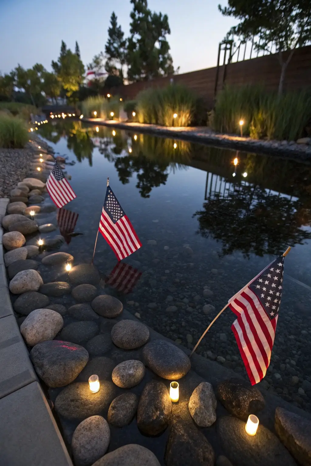 Reflective Waterway Tribute