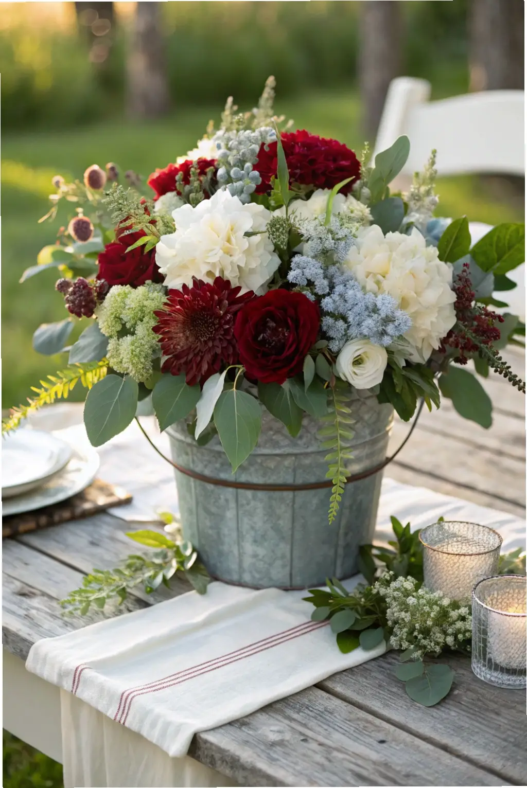 Rustic Floral Centerpiece