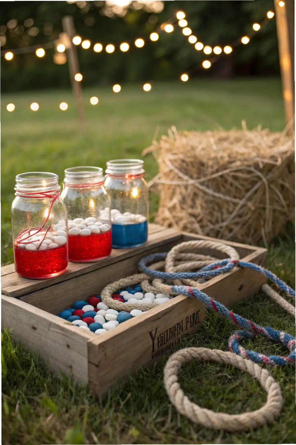 Rustic Patriotic Ring Toss