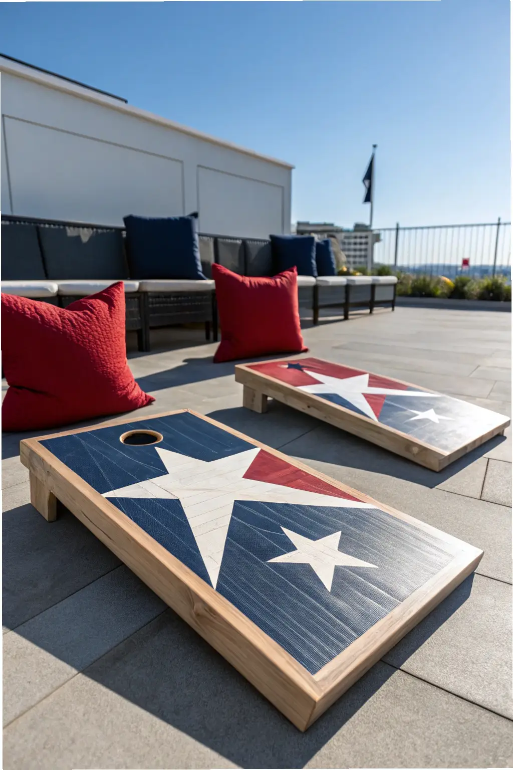 Star-Spangled Cornhole Boards