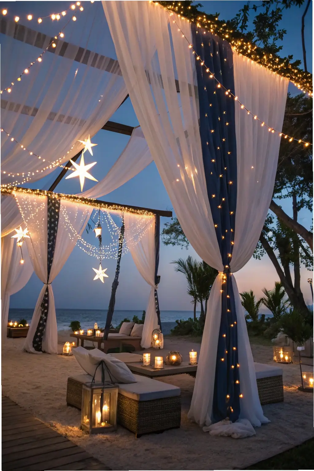 Starry Night Lounge Canopy