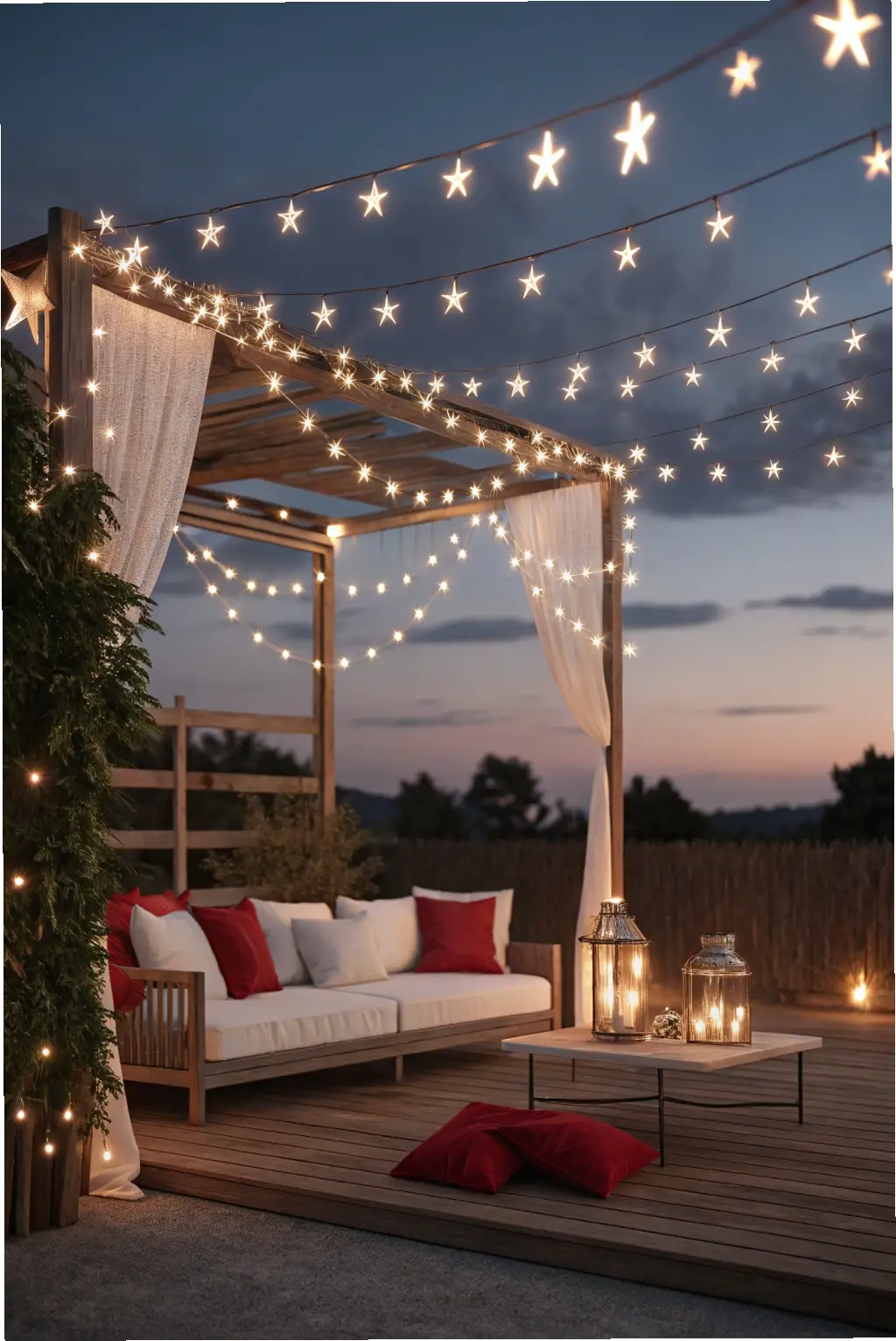 Starry Night Pergola Lighting