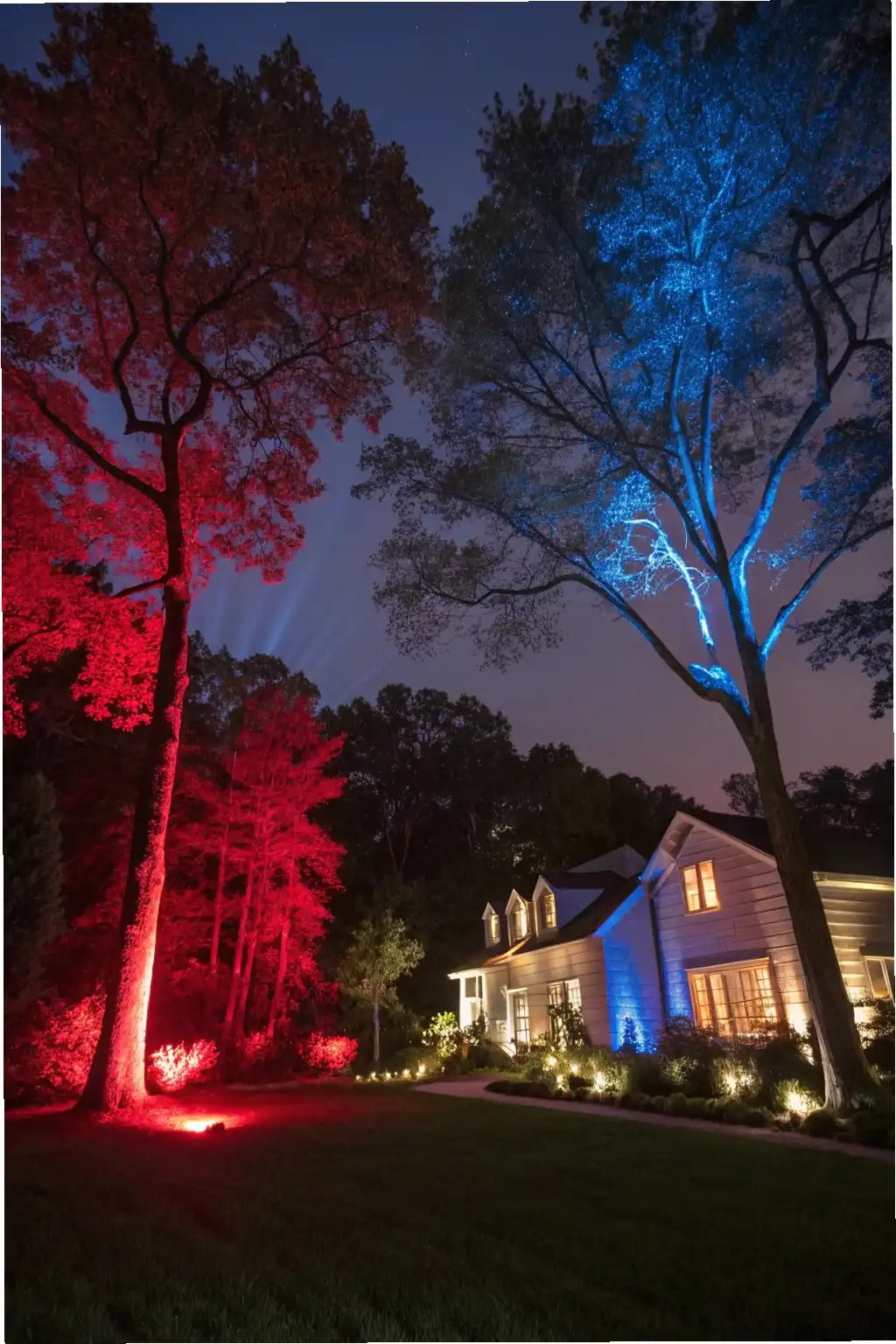 Striking Tree Uplighting