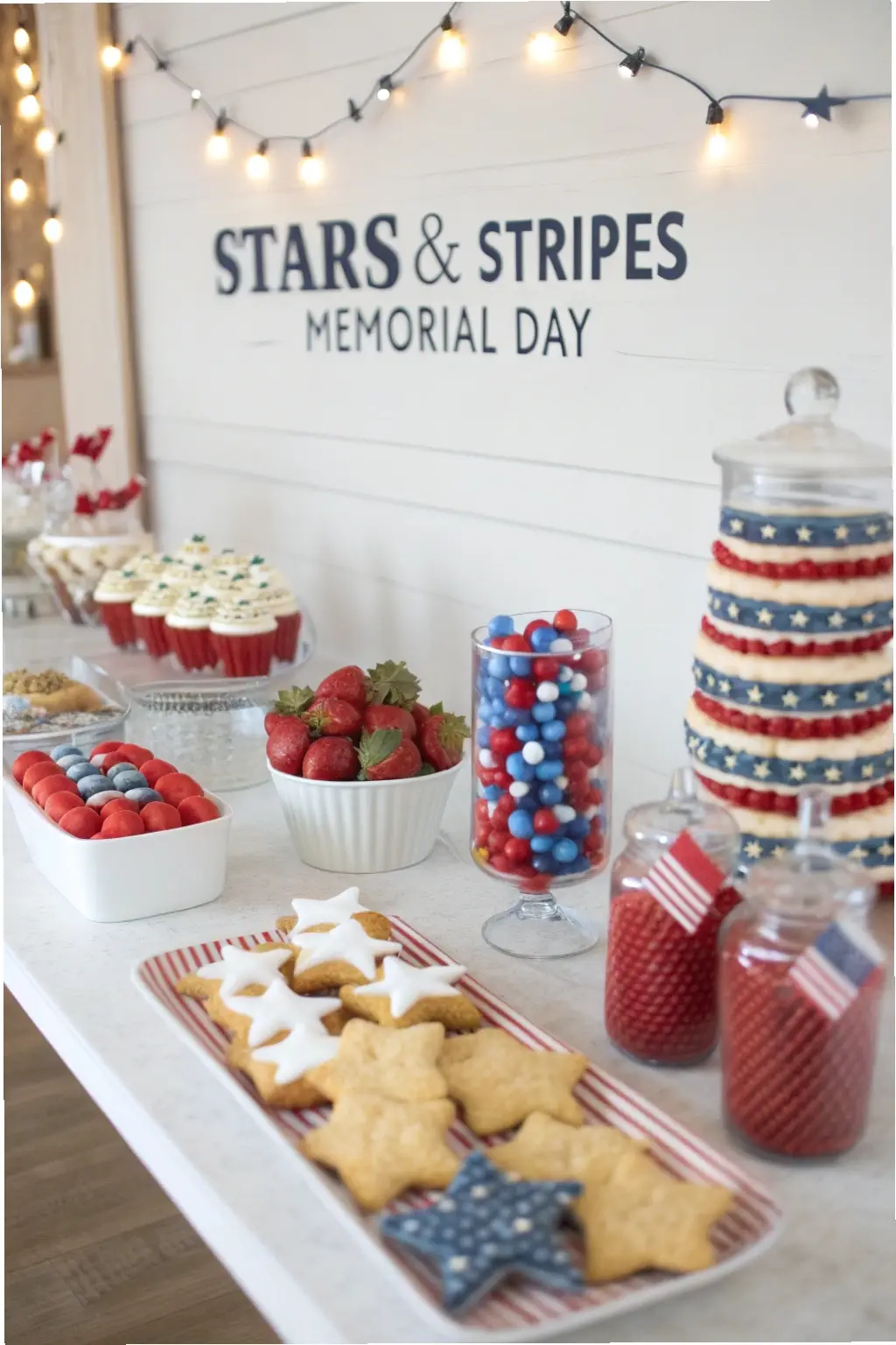 Sweet Stars & Stripes Dessert Bar