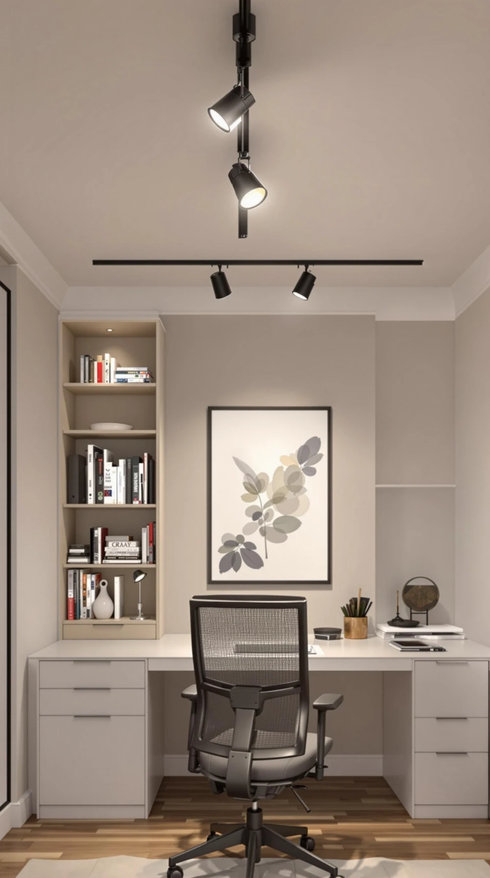 Track Lighting in the Home Office