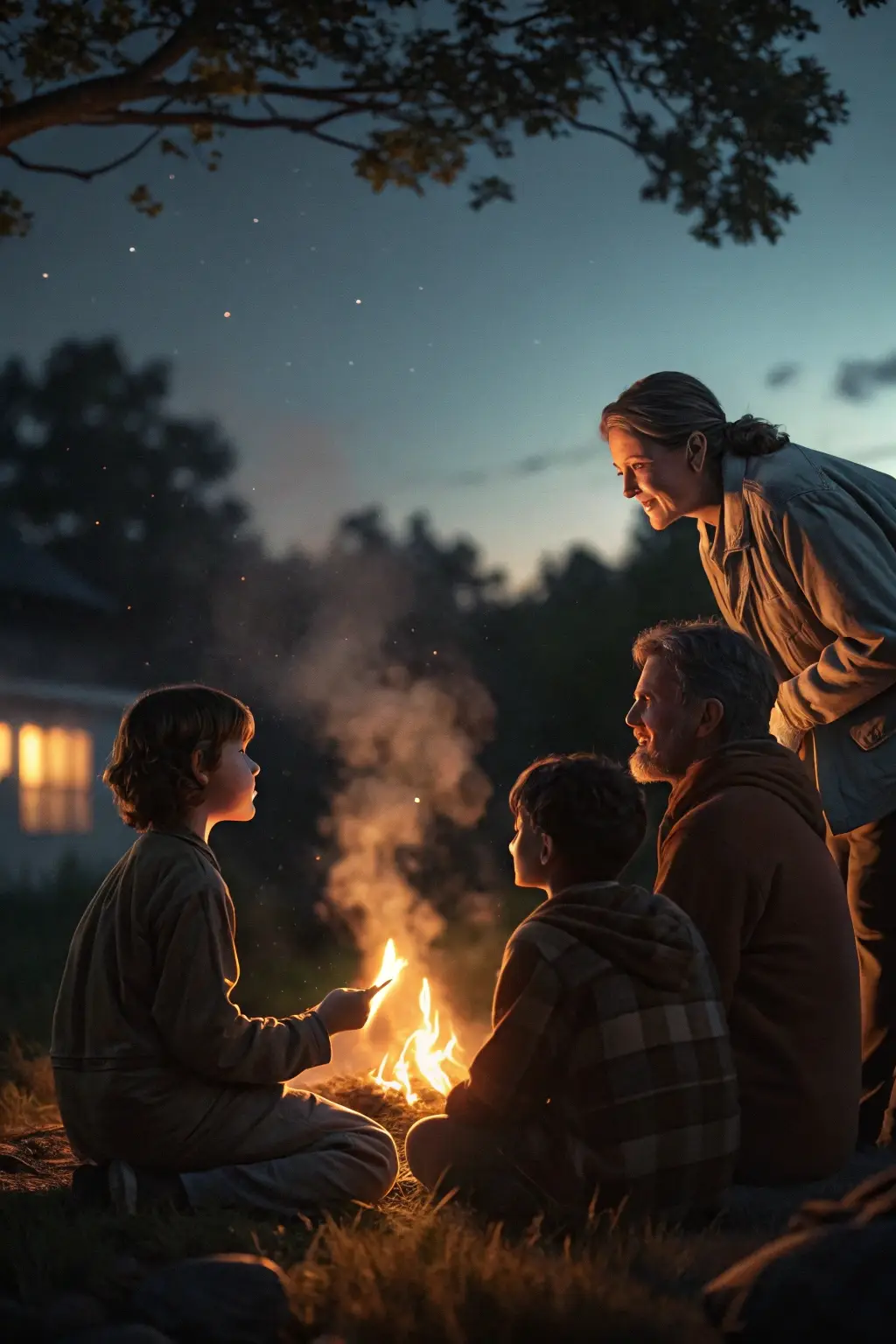 Twilight Tales: Campfire Reflections