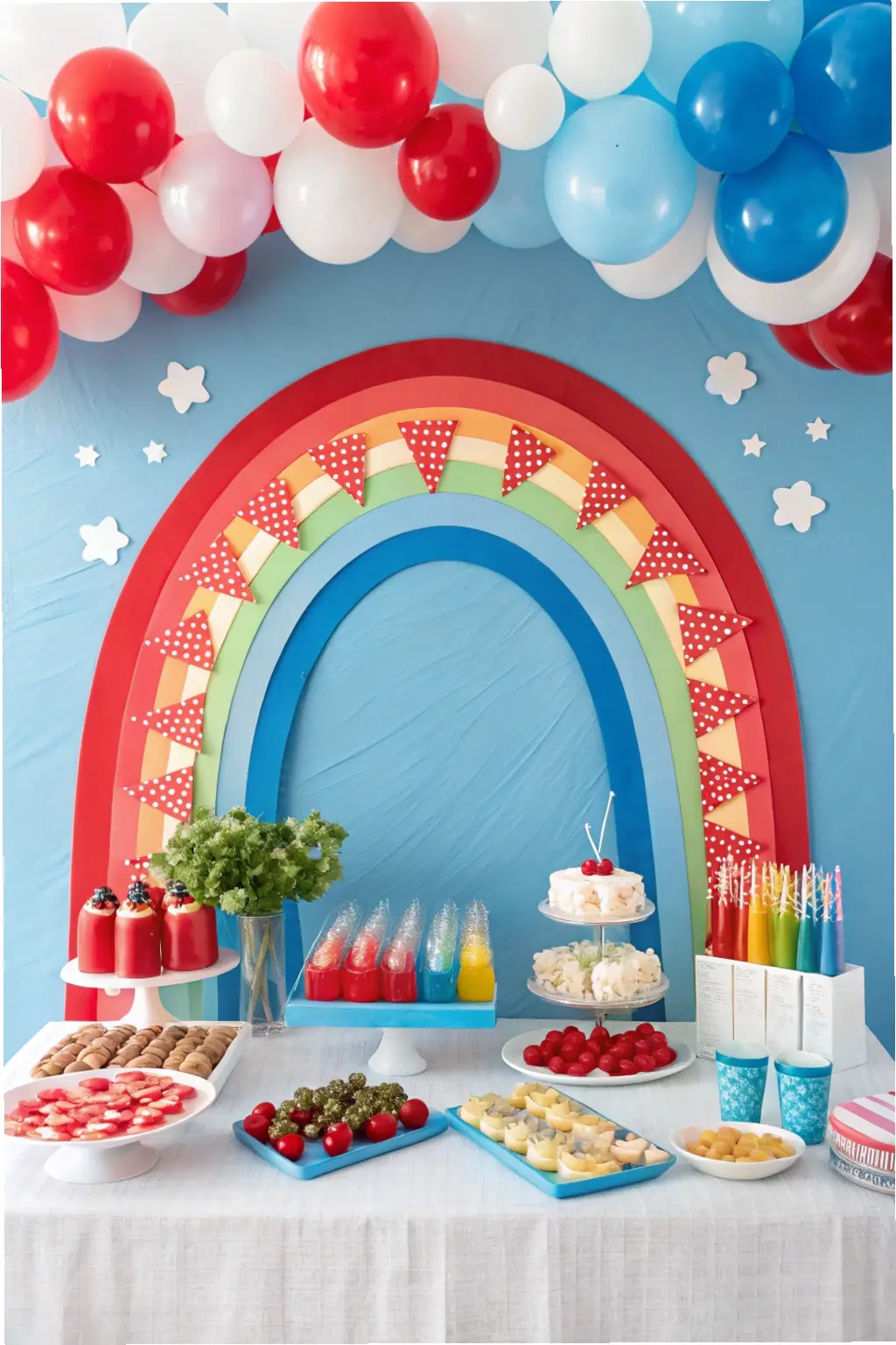Whimsical Rainbow Party