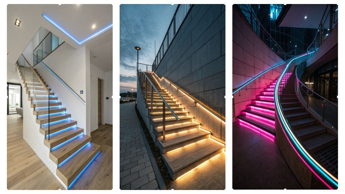 17 Captivating Handrail Lighting Ideas for Dramatic Effects