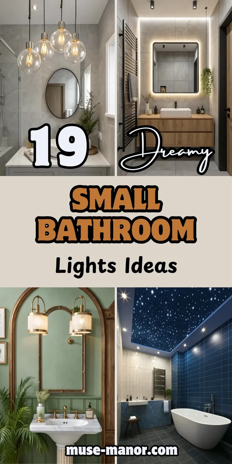 19 Dreamy Small Bathroom Lighting Ideas