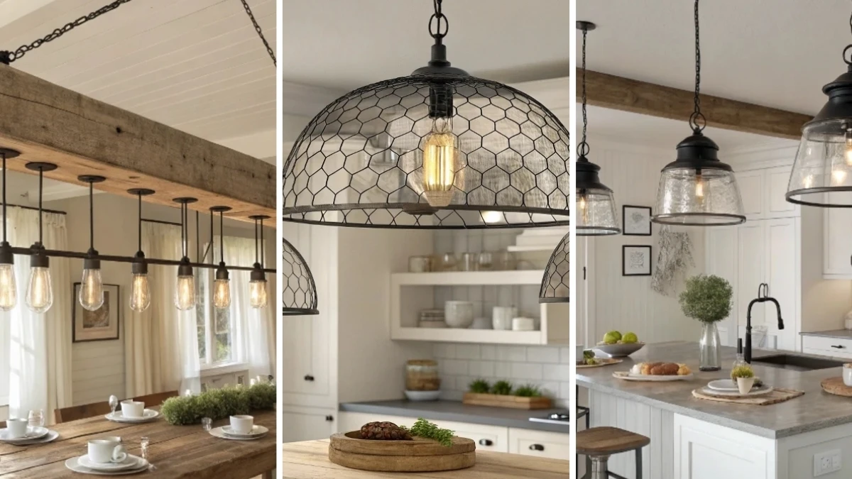 19 Elegant Farmhouse Lighting Ideas for a Modern Country Vibe