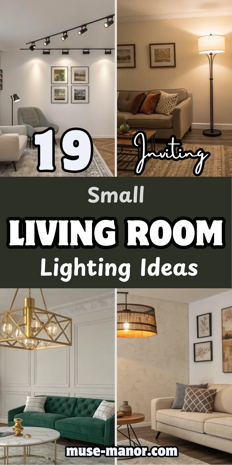 19 Inviting Small Living Room Lighting Ideas