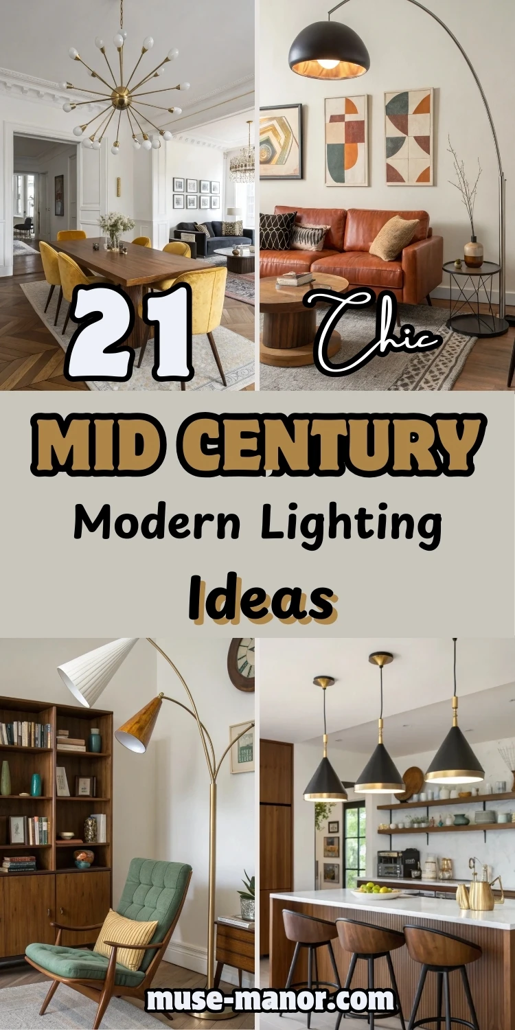 21 Chic Mid Century Modern Lighting Ideas 