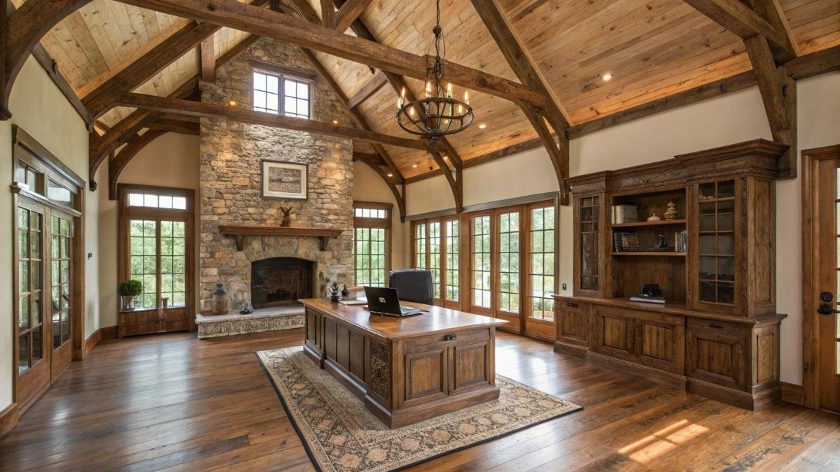 Invitingly Gritty Farmhouse Office Ideas That Master the Raw Yet Refined Aesthetic Invitingly Gritty Farmhouse Office Ideas That Master the Raw Yet Refined Aesthetic