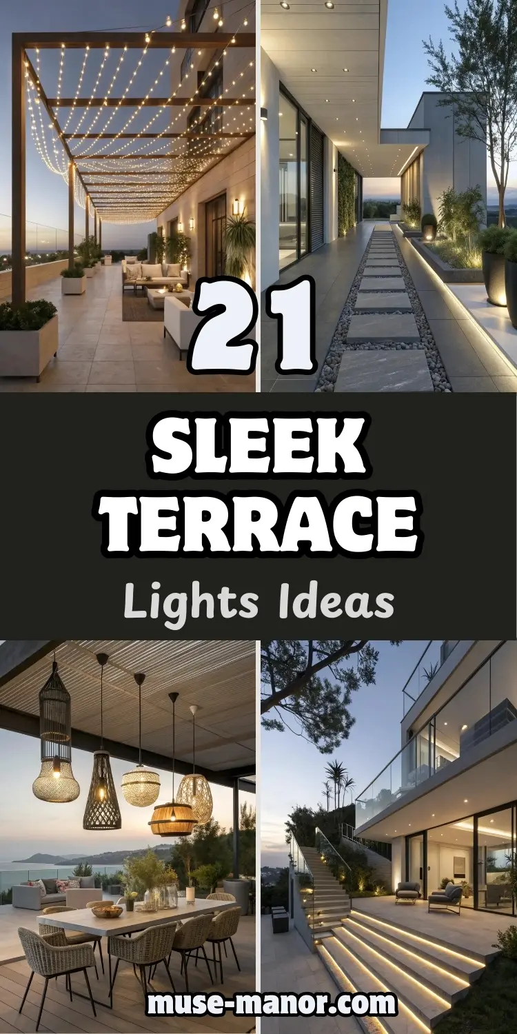 21 Sleek Terrace Lighting Ideas