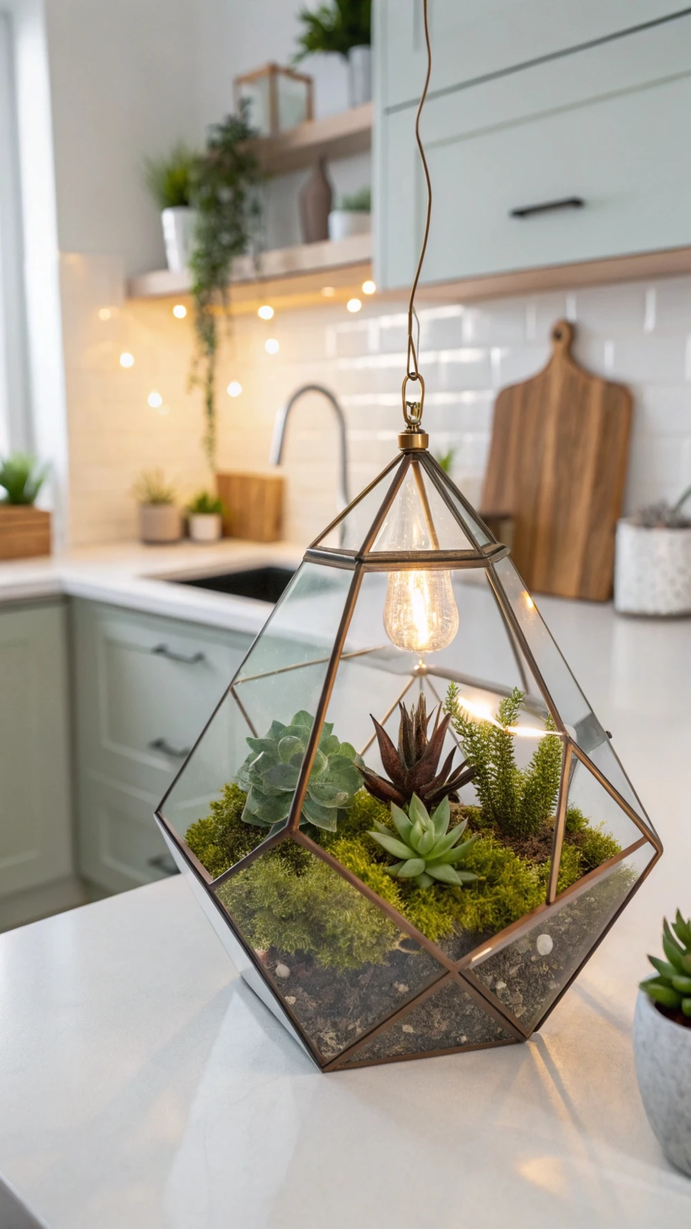  Biophilic Terrarium Pendants
