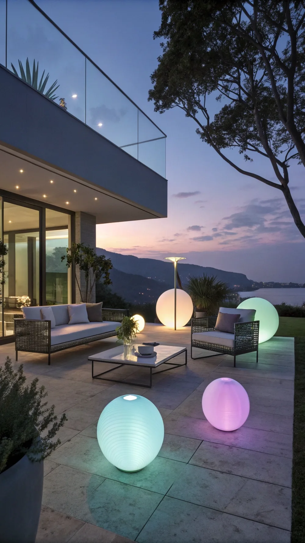 Color-Changing Bubble Lights