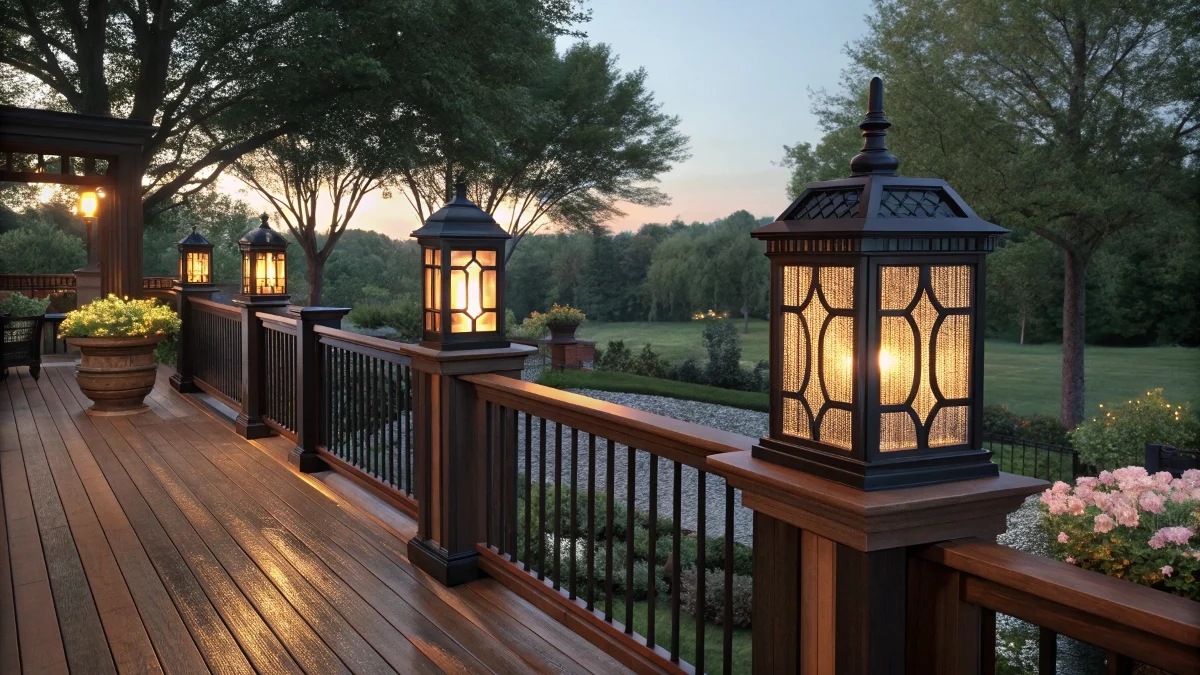 Elegant Post Cap Lanterns