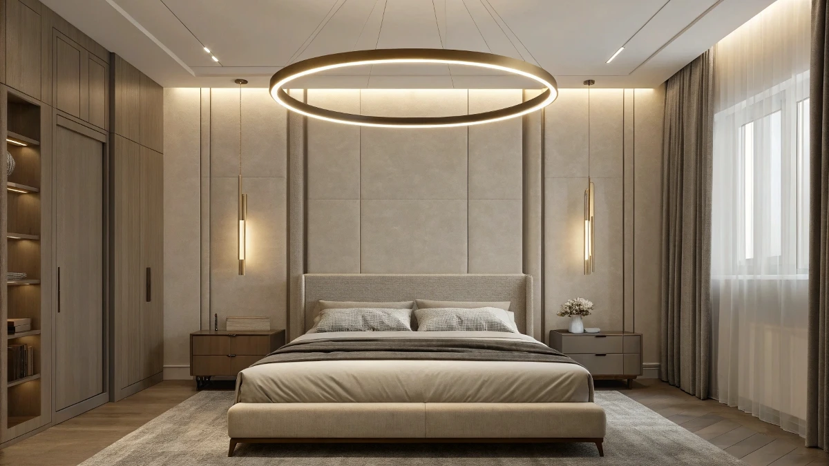 Floating Halo Pendant Light for a Minimalist Glow
