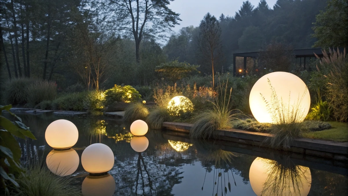 Floating Illuminated Orbs