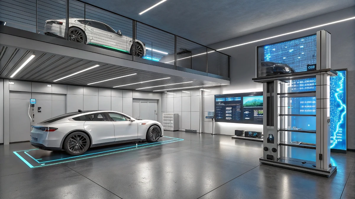 Futuristic Smart Garage System