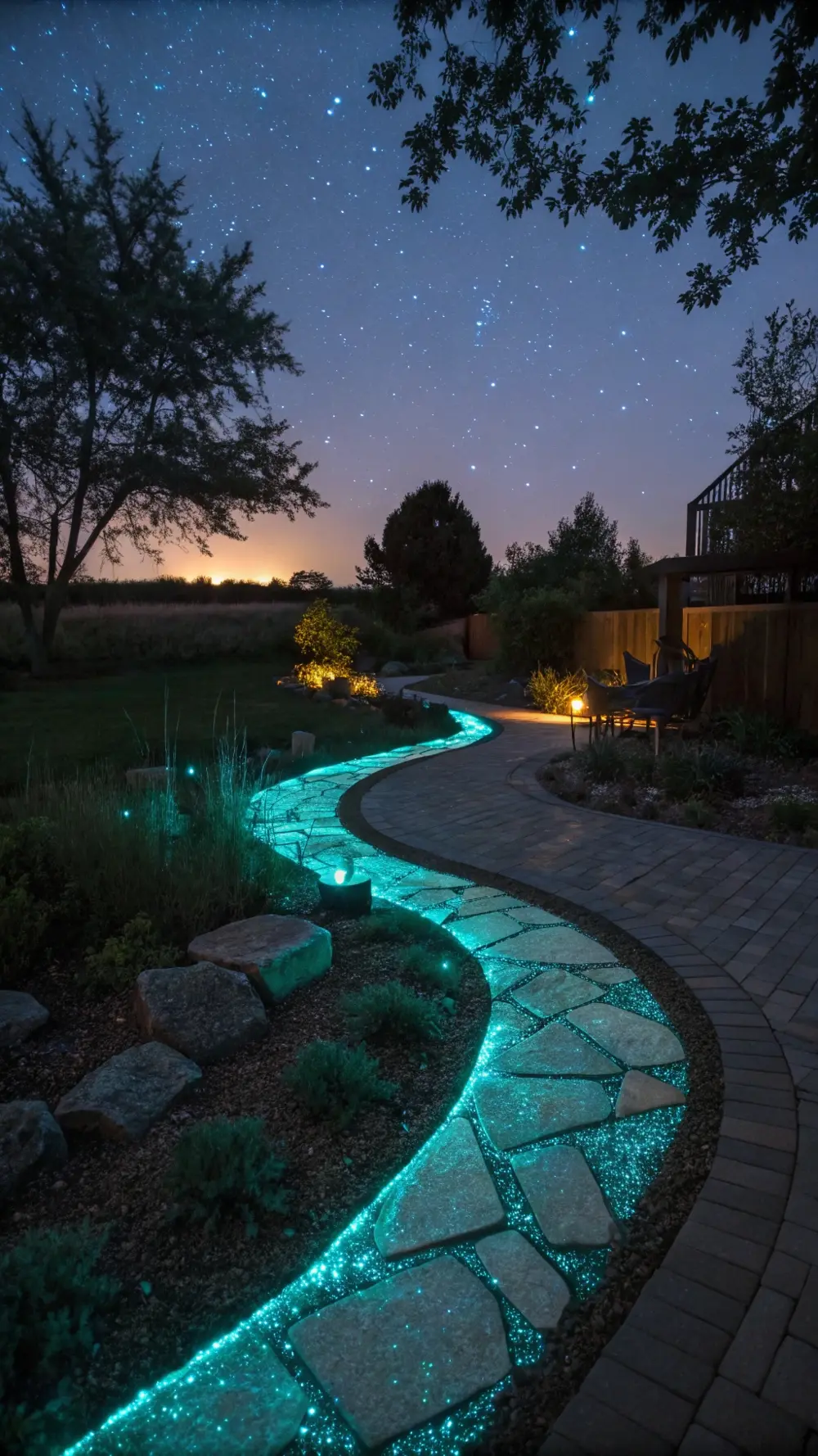 Glowing Stone Pathways