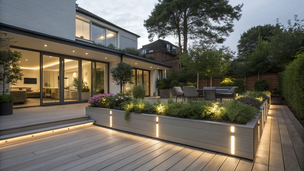 Illuminated Planter Borders
