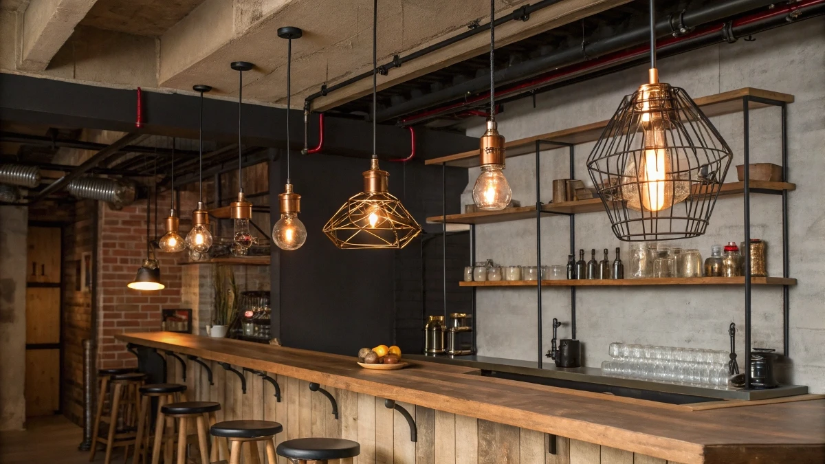 Industrial Pendant Cluster