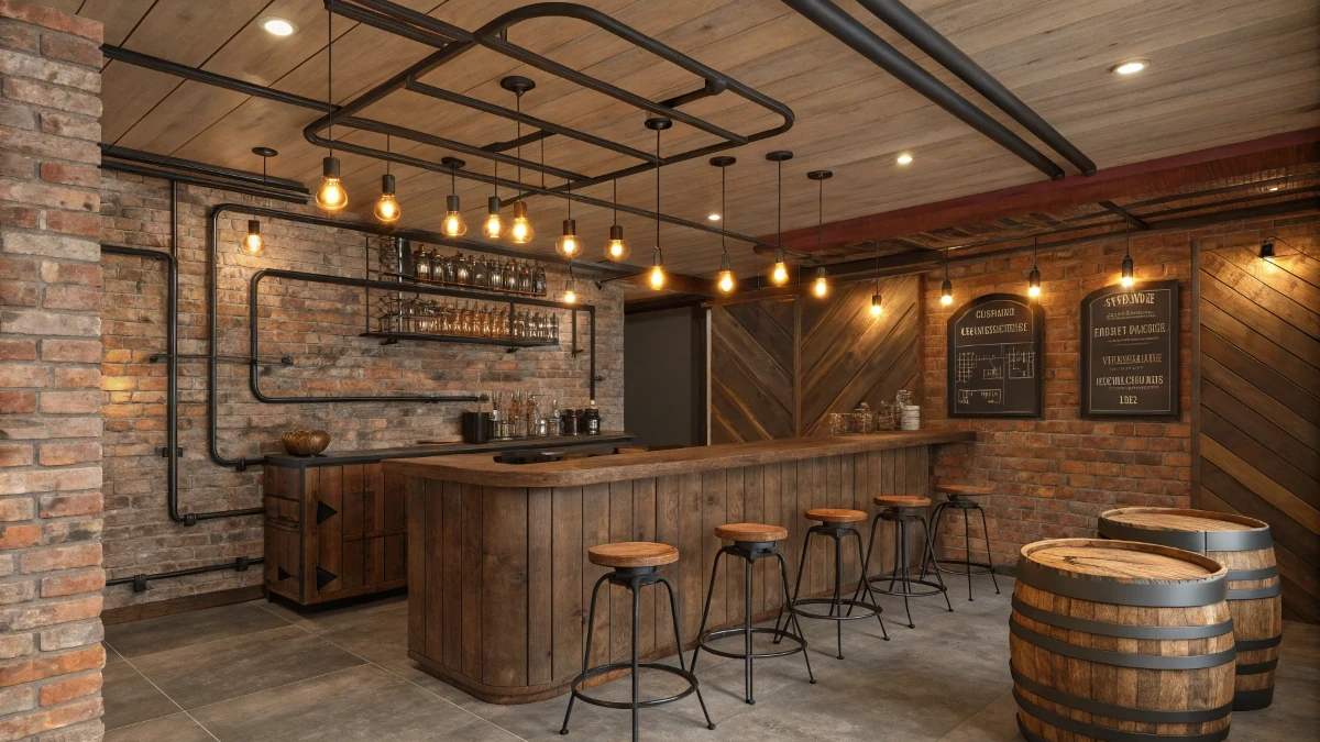 Industrial Pipe Light Fixtures