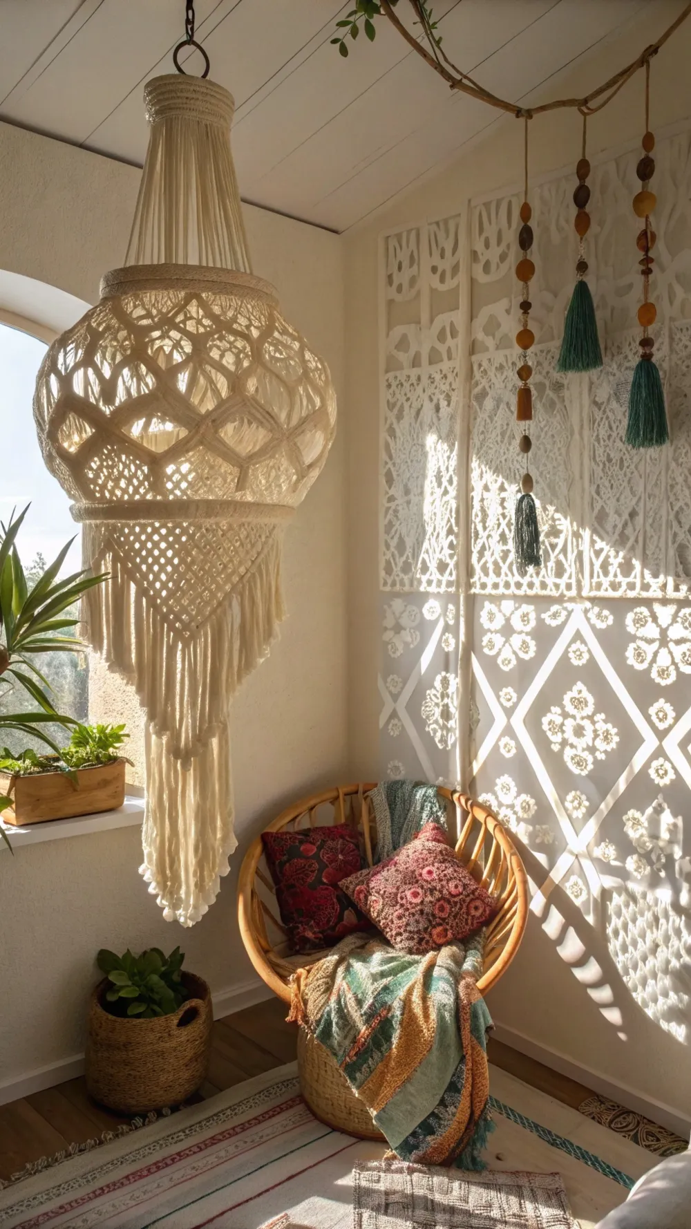 Macramé Bohemian Pendant Shades
