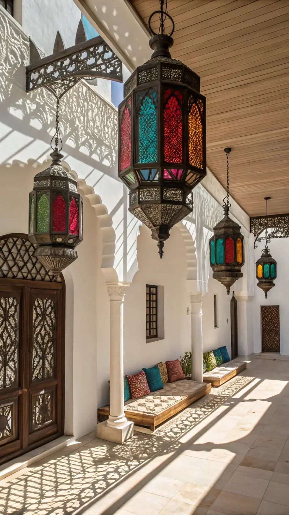 Moroccan Rainbow Shadow Lanterns
