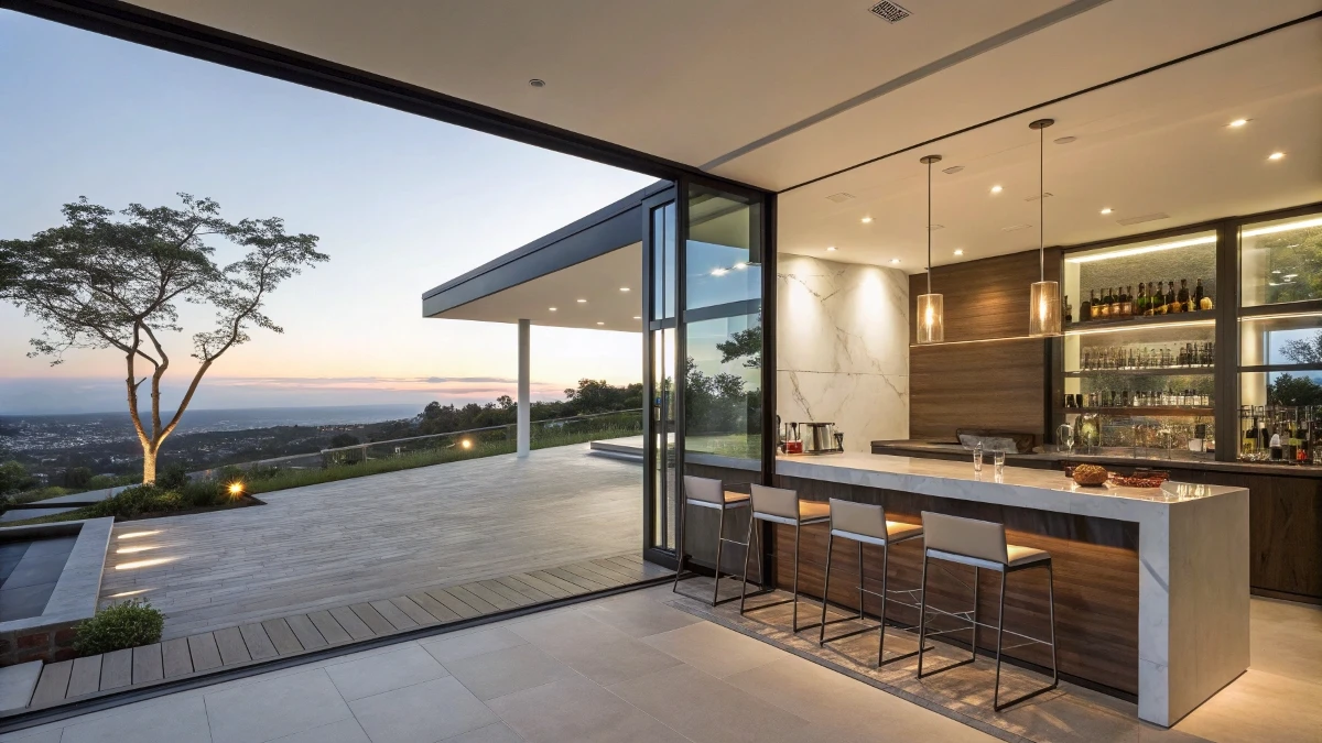 Natural Light Integration with Evening Transformation