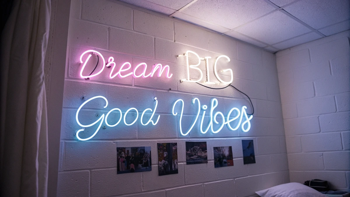 Neon Word Art