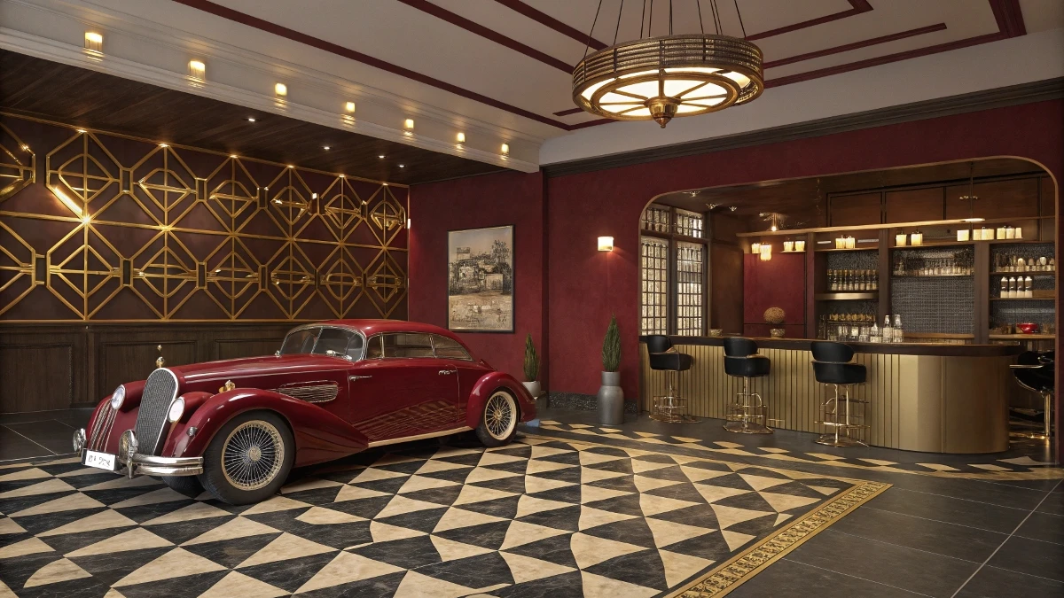 Old Hollywood Glamour Garage