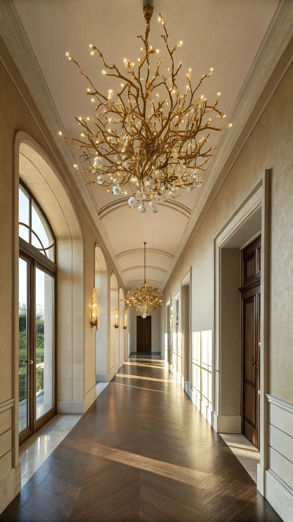 Sculptural Branch Chandelier