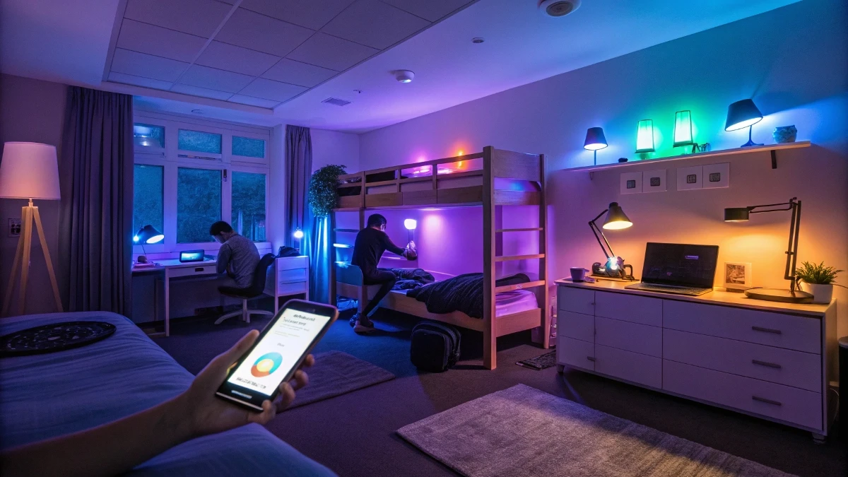 Smart Color-Changing Light Bulbs with Voice Control