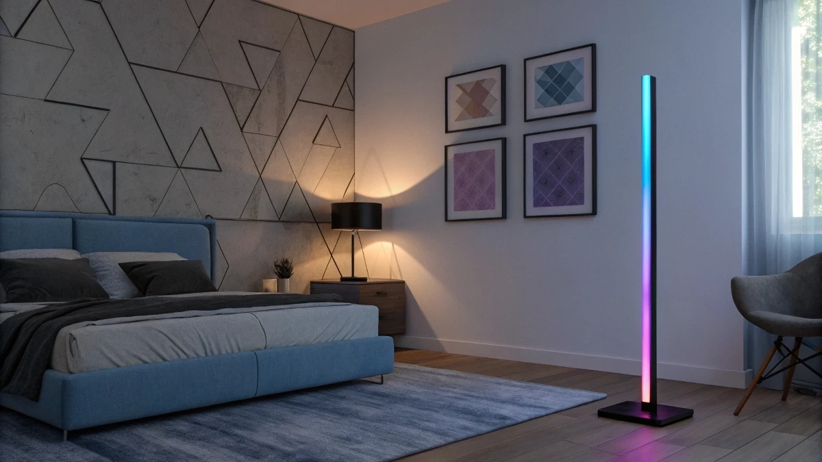 Smart RGB Corner Floor Lamp for a Colorful Vibe