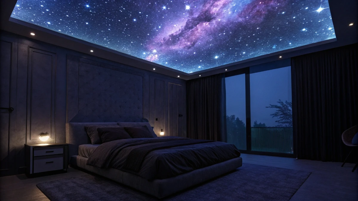 Star Projector Ceiling for a Celestial Escape