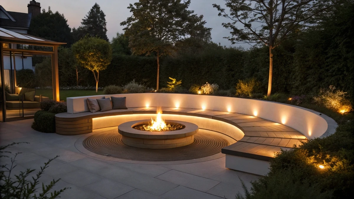 Sunken Fire Conversation Pit
