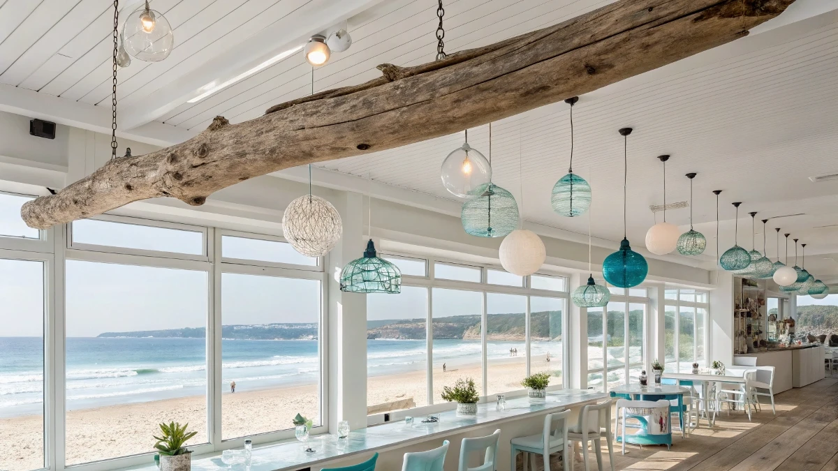 Suspended Driftwood Fixture
