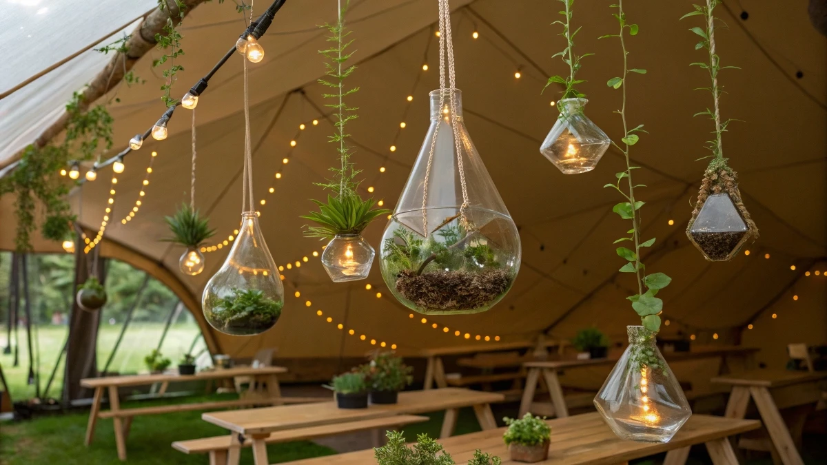 Suspended Light Terrarium
