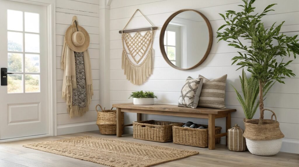 Radiant Farmhouse Entryway Ideas to Elevate Your Home's First Impression