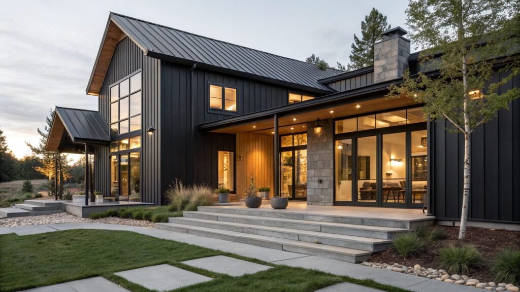 Bold Farmhouse Exterior Designs Ideas That Break Away from Cookie-Cutter Looks