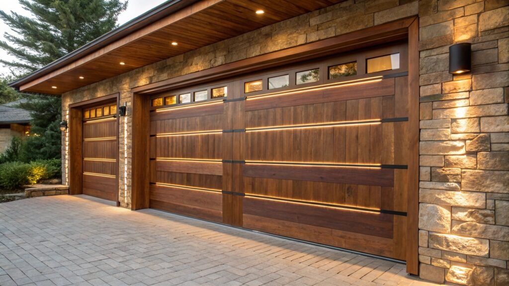 21 Majestic Wooden Garage Door Ideas to Elevate Your Curb Appeal