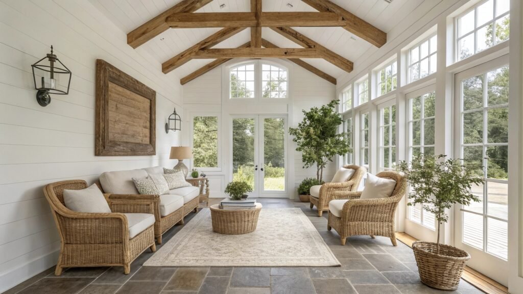Farmhouse Sunroom Ideas to Bring Rustic Elegance Into Your Home