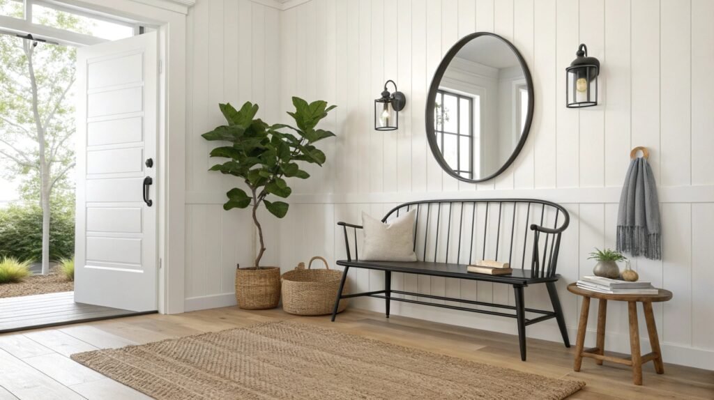 Radiant Farmhouse Entryway Ideas to Elevate Your Home's First Impression