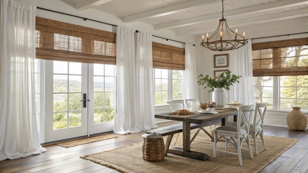 The Complete Guide to Graceful Farmhouse Window Treatment Ideas