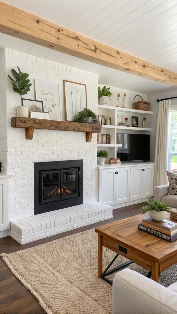 Cozy Retreat Vibes: Stunning Farmhouse Fireplace Ideas to Warm Your Heart and Home