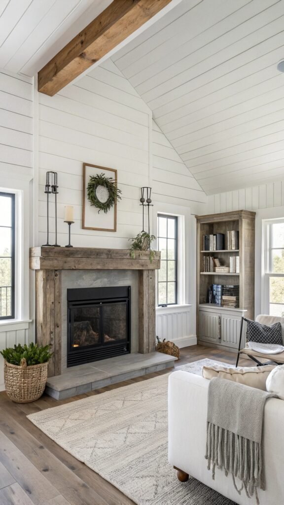 Cozy Retreat Vibes: Stunning Farmhouse Fireplace Ideas to Warm Your Heart and Home