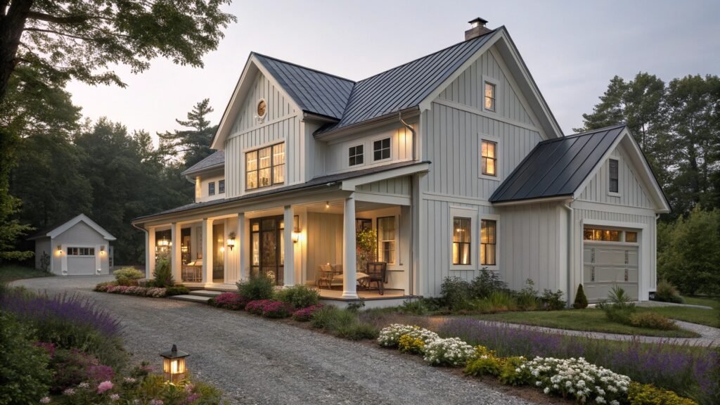 Bold Farmhouse Exterior Designs Ideas That Break Away from Cookie-Cutter Looks